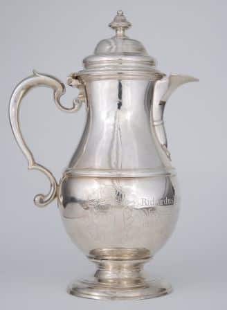 Westley Hall's silver jug