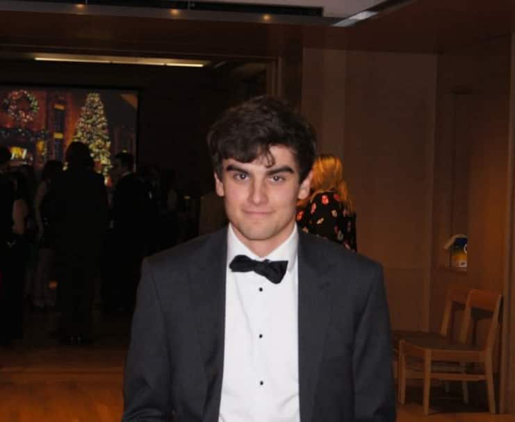 Photo of James Turvey wearing black tie