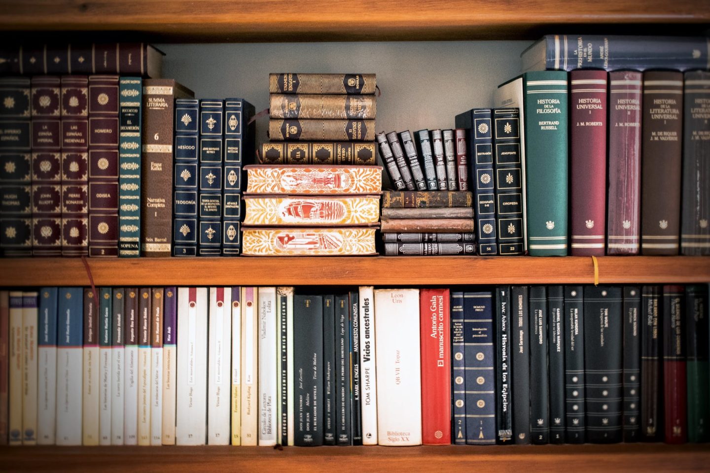 Shelf of books