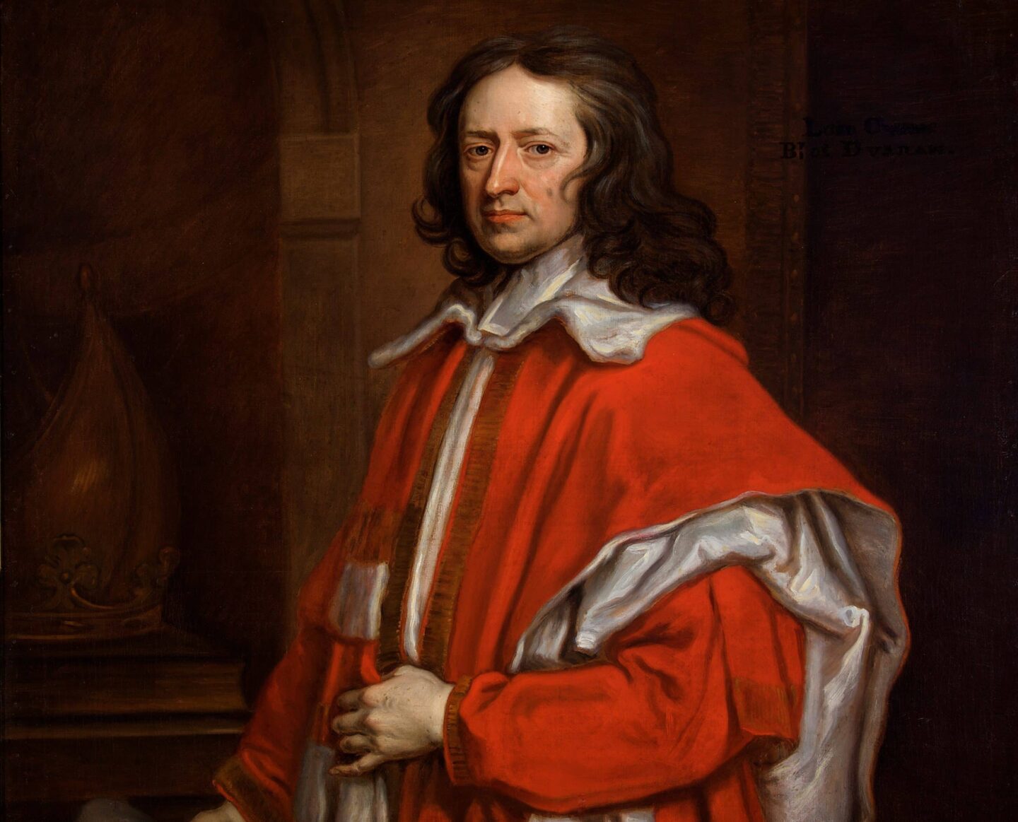 Portrait of Nathaniel, Lord Crewe in red and white robes